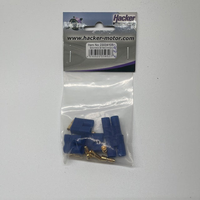 Hacker Goldconnector / Goldstecker Set (5 Stück)